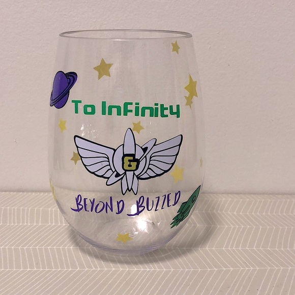 Disney’s buzz light year inspired wine glass - Picture 2 of 2